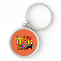 Bernese Mountain Dog Agility keychains