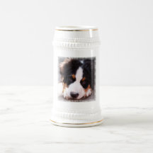 Bernese Mountain Dog Beer Stein Coffee Mug