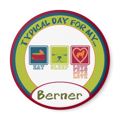 Bernese Mountain Dog [Berner] Magnet by taoofblue