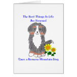 Bernese Mountain Dog Best Things In Life Card