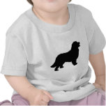 Bernese Mountain Dog (black silhouette) Shirts