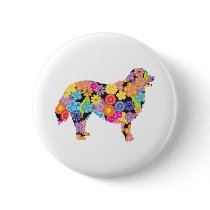 Bernese Mountain Dog Pinback Buttons