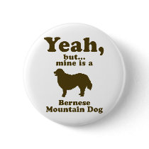Bernese Mountain Dog Pinback Buttons
