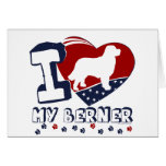 Bernese Mountain Dog Greeting Cards