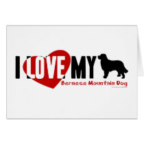 Bernese Mountain Dog Cards