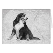 Bernese Mountain Dog Greeting Cards