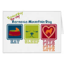 Bernese Mountain Dog Greeting Card