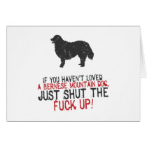 Bernese Mountain Dog Card
