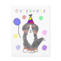Bernese Mountain Dog Celebrate Post Cards