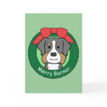 Bernese Mountain Dog Christmas Card