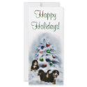 Bernese Mountain Dog Christmas Cards rack cards by DogsByDezign Bernese Mountain Dog Christmas Cards rack cards