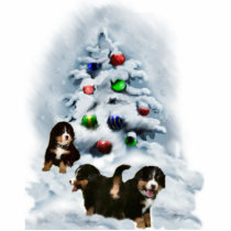 Bernese Mountain Dog Christmas Ornament photo sculptures by DogsByDezign Bernese Mountain Dog Christmas Ornament photo sculptures