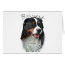 Bernese Mountain Dog Dad 2 Greeting Card