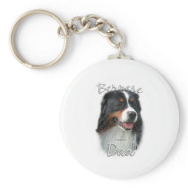 Bernese Mountain Dog Dad 2 Key Chain