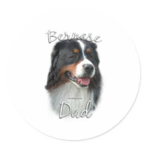 Bernese Mountain Dog Dad 2 Sticker