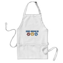 BERNESE MOUNTAIN DOG Dad PAW PRINT Aprons