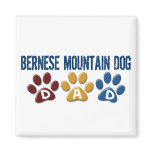 BERNESE MOUNTAIN DOG Dad PAW PRINT Magnets