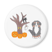 Bernese Mountain Dog Fall Magnet