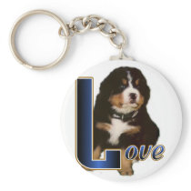 Bernese Mountain Dog Gifts Keychain