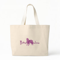 Bernese Mountain Dog Grandma Canvas Bags