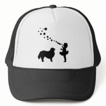 Bernese Mountain Dog Trucker Hats