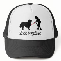 Bernese Mountain Dog Trucker Hats