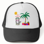 Bernese Mountain Dog Hawaiian Christmas Mesh Hat