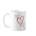 Bernese Mountain Dog Heart Belongs Coffee Mug