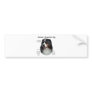 Bernese Mountain Dog History Design Bumper Stickers