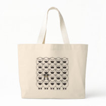 Bernese Mountain Dog in the Sheep Canvas Bag