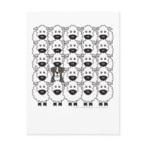 Bernese Mountain Dog in the Sheep postcards by khocker Bernese Mountain Dog in the Sheep postcards