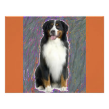 BERNESE MOUNTAIN DOG INVITATIONS