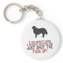Bernese Mountain Dog Keychain