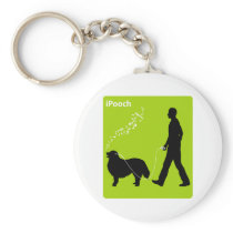 Bernese Mountain Dog Keychain