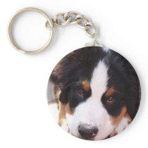 Bernese Mountain Dog Keychain