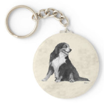 bernese mountain dog key chains