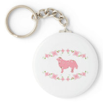 Bernese Mountain Dog Keychain