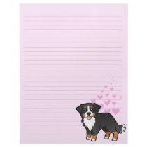 Bernese Mountain Dog Love Custom Letterhead