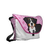 Bernese Mountain Dog Love Commuter Bag