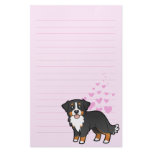 Bernese Mountain Dog Love Stationery Design