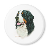 Bernese Mountain Dog Refrigerator Magnet