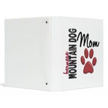 Bernese Mountain Dog Mom 2 Vinyl Binder