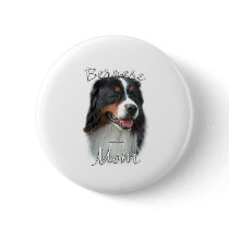 Bernese Mountain Dog Mom 2 Pinback Button