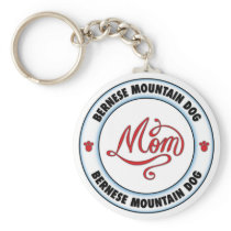 BERNESE MOUNTAIN DOG mom Keychains