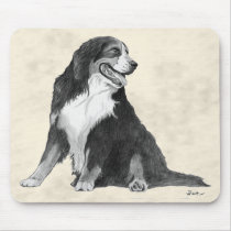 bernese mountain dog mouse mat