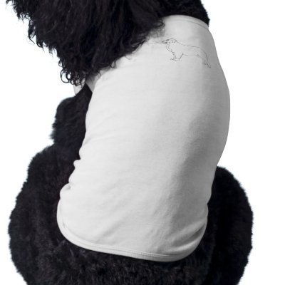 Bernese Mountain Dog Paint Your Own Shirt  Pet Clo Doggie Shirt by walkandbark