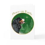 Bernese Mountain Dog Peace Greeting Card