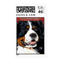 Bernese Mountain dog postage