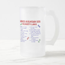 BERNESE MOUNTAIN DOG Property Laws 2 Coffee Mugs