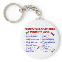 BERNESE MOUNTAIN DOG Property Laws 2 Key Chains